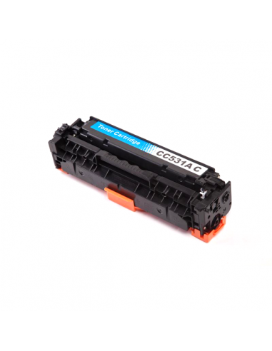 Toner compatibile HP CC531A - CE411A - CF381A Canon CRG718 - C