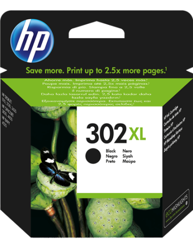 Cartuccia Originale HP 302 XL | 480PG (BK) | F6U68AE