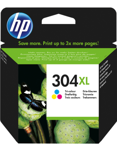 Cartuccia Originale HP 304 XL | 300PG (CMY) | N9K07AE HP