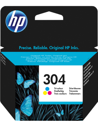 Cartuccia Originale HP 304 | 100PG (CMY) | N9K05AE HP