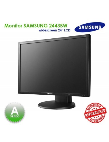 Monitor SAMSUNG SYNCMASTER 2443BW 24'' LCD 1920 x 1200 Ricondizionato GRADO A