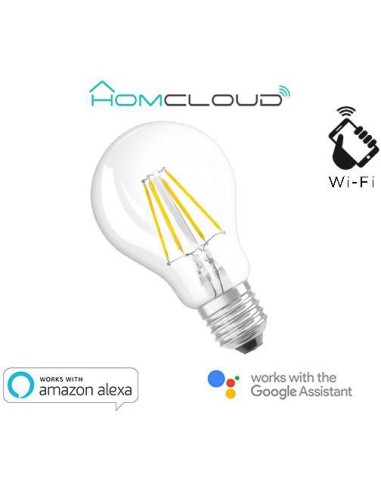 Lampadina Wi-Fi a filamento Bianco CCT dimm