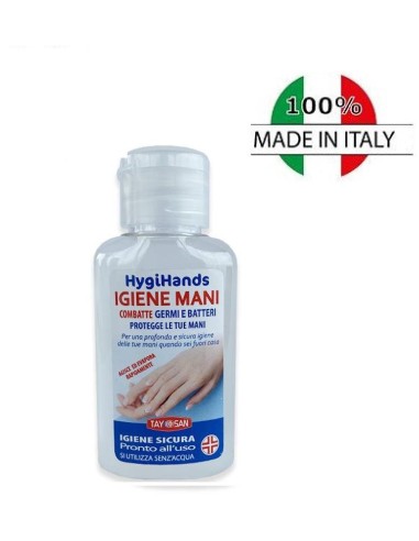 Gel Igiene Mani 80ml Hygihands a base alcolica 65%