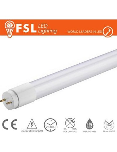 T8 LED Tubo Vetro - 14W 1080LM 3000K 90cm FSL