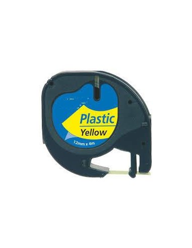 BK-Giallo 12mmX4m Plastica Dymo 2000 LT100H QX50S0721670 Dymo