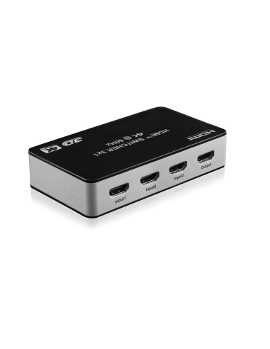 Switch 3x1 HDMI 2.0 18G 4k@60hz HDR, con telecomando IR