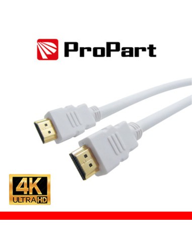 Cavo HDMI 2.0 High Speed 4K 3D con Ethernet 1.5m SP-SP BIANC PROPART