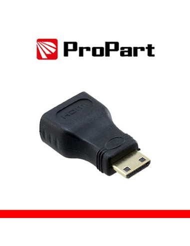 Adattatore Spina HDMI Mini(tipo C)–Presa HDMI(19PIN) dorato PROPART