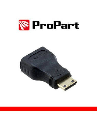 Adattatore Spina HDMI Mini(tipo C) Presa HDMI(19PIN) dorato PROPART