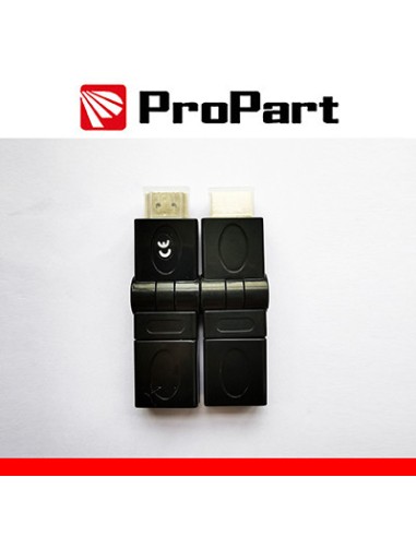 Adatt. Spina HDMI (19PIN) - Presa HDMI(19PIN) rotante dorato