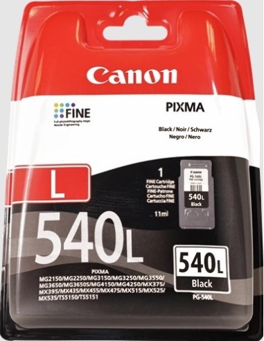 Cartuccia Originale Canon PG 540 L | 11ml (BK) | PG-540L