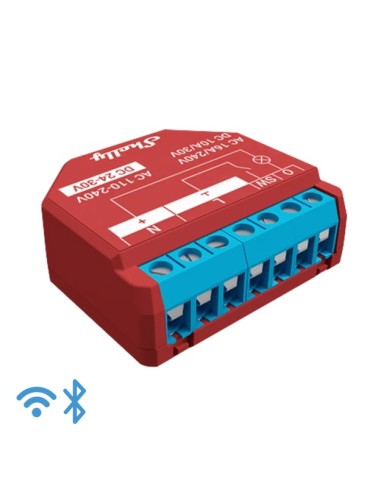 Shelly Plus 1PM - Smart Relay 16A  AC/DC WiFi/BT + PM