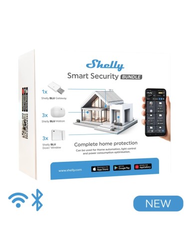 Shelly Smart Blu Bundle 1 - Kit Sensori Bluetooth + Hub 