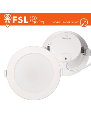 Faretto da incasso 7w 3white 220-240V, FORO:Φ7.5-8.5cm