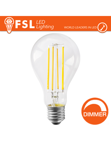 Lampada Filamento Goccia - 7W 2700K E27 800LM Dimmerabile