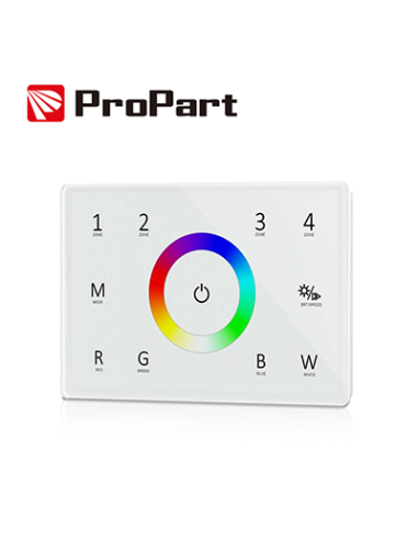 Telecomando RGB/RGBW 4 zone RF2.4G + DMX512 per scatola 503 PROPART