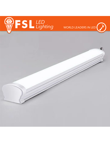 Barra Plafoniera LED IP65 - luce naturale 4000K, 9w, 30cm