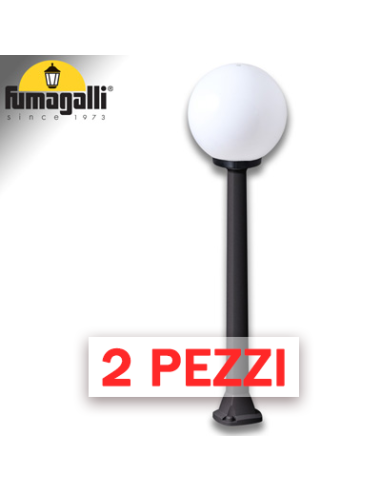 2x pezzi di GIAFFA/G250 NERO OPALE E27 LED 8,5W CCT 3WHITE