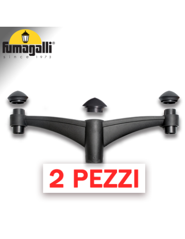 2x MIDIPILAR SYSTEM 2L NERO FUMAGALLI