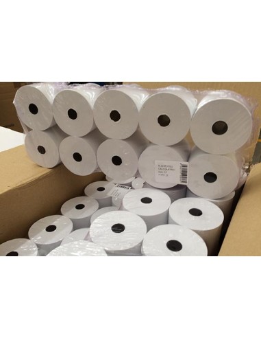 10x Rotolo per CALCOLATRICE pura cellulosa mm 57 x 30 mtl