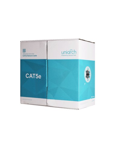 Cavo ethernet CAT5E UTP LSZH 8 fili 24AWG, Rame, 305metri