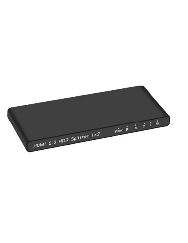 Splitter 1 ingresso e 2 uscite HDMI funzione EDID e Downscaling