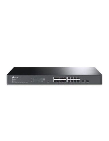 Switch Smart 16 Porte Gigabit 2 slot SFP JetStream by Omada 