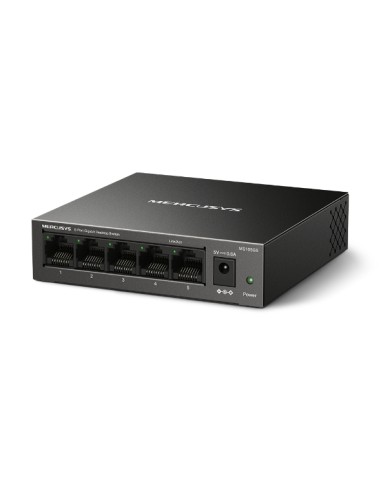 Switch 5-Porte Metallo 10/100/1000Mbps - Mercusys MS105GS