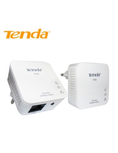 Tenda P200 Powerline Kit 2 Mini Adapter Up to 200Mbps