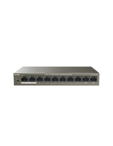 Switch unmanaged 10/100Mbit PoE Desktop Tenda TEF1110P-8-63W