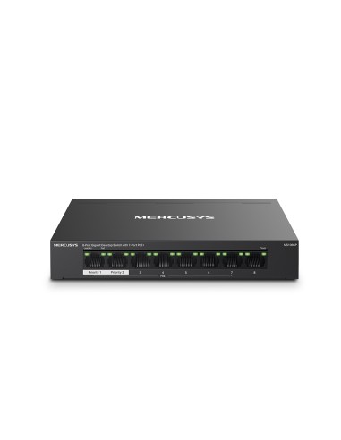 Switch 8 porte Gigabit con 7 porte PoE+ Mercusys MS108GP 