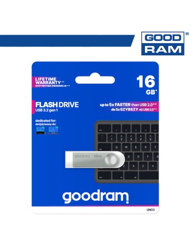 Pendrive GoodRAM 16GB UNO3 USB 3.2 - retail blister