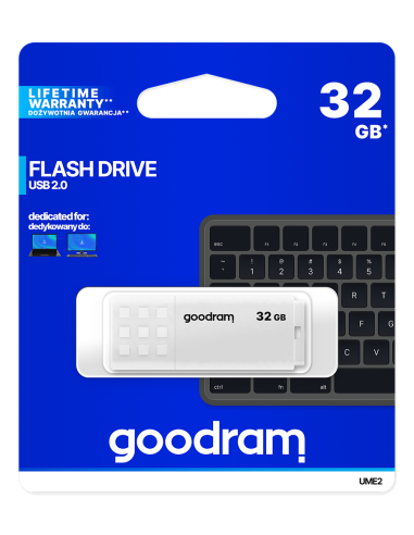 Pendrive GoodRAM 32GB UME2 white USB 2.