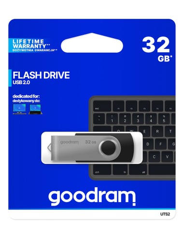 Chiavetta/Pendrive USB Goodram Twister 32GB nera USB 2.