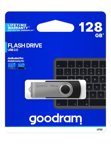 Chiavetta/Pendrive USB Goodram Twister 128GB nera USB 2.0