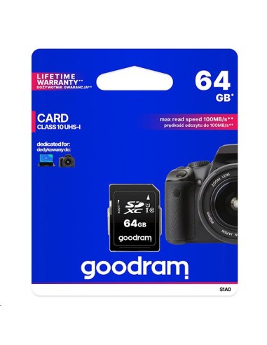 Scheda SD 64GB SDXC GoodRAM - blister retail