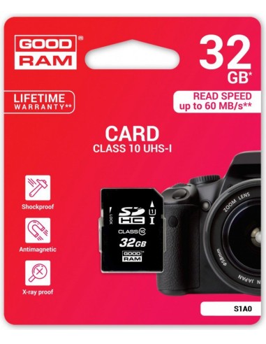 Scheda SD 32GB SDHC GoodRAM - blister retail