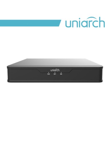 XVR Uniarch 16 Canali 5 in 1, 8 IP, 4 MP@15