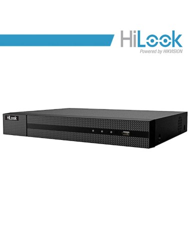 NVR Hilook 16 canali 4K 2 Slot HDD Sata-3 160/80 Mbps 