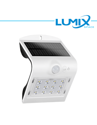Lampada da parete LED 220lm solare senza fili con Sensori