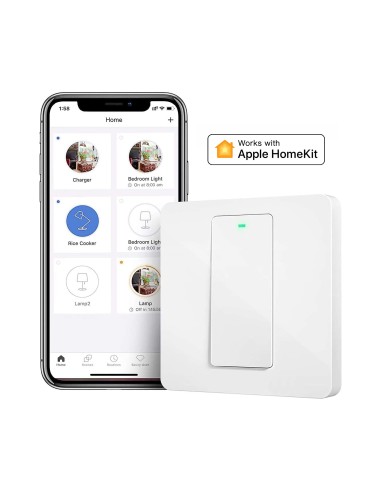 Meross Interruttore a parete 1 WAY Wi-Fi Smart Apple HomeKit Meross