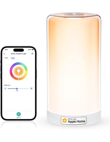 Meross Lampada da comodino a Led Wi-Fi RGBWW dimm Apple HomeKit Meross