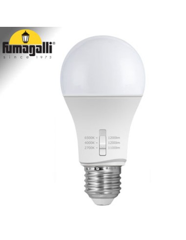 Lampadina LED E27 A60 - 8,5W - CCT - Fumagalli