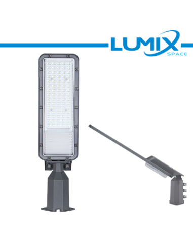 Faro lampione stradale snodabile LED 50W IP65 130lm/w 4000k