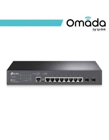 Omada Switch Managed L2+ con 8 Porte Gigabit e 2 Slot SFP - SG3210