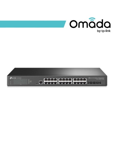 Omada Switch Managed L2+ 24 Porte Gigabit e 4 Slot SFP+ 10GE - SG3428X