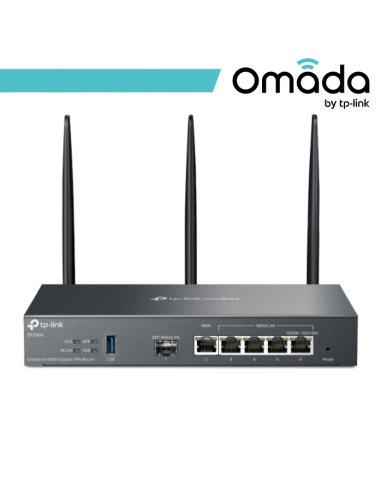 Omada Router VPN Multi WAN - Wi-Fi 6 AX3000 - ER706W