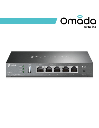 Omada Router Gateway VPN Gigabit Multi-WAN SafeStream - ER605