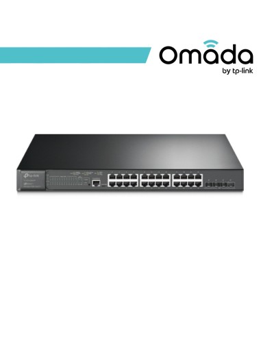 Omada Switch L2+ 24Porte Gigabit PoE+ 4SFP+10GE