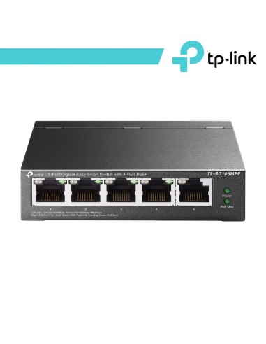 TP-Link 5-Port Gigabit Easy Smart Switch con 4-Porte PoE+